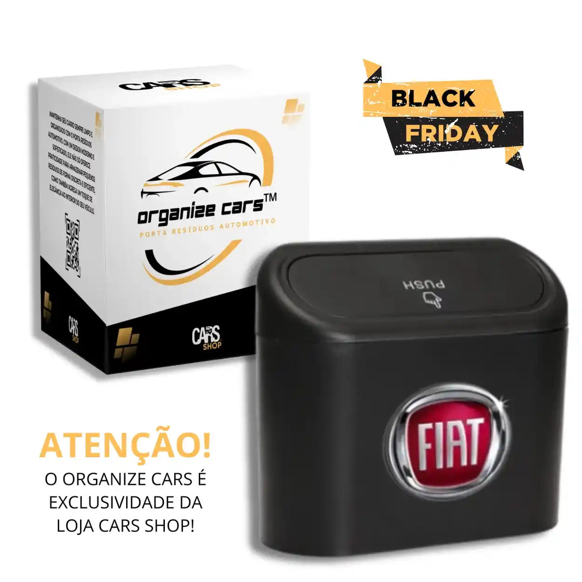 Porta-Resíduos Automotivo - Organize Cars™ [ÚLTIMAS UNIDADES EM OFERTA]